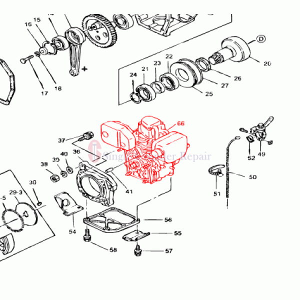 MULTIQUIP 912210017 GENGINE ASSY, GX100UKRB5