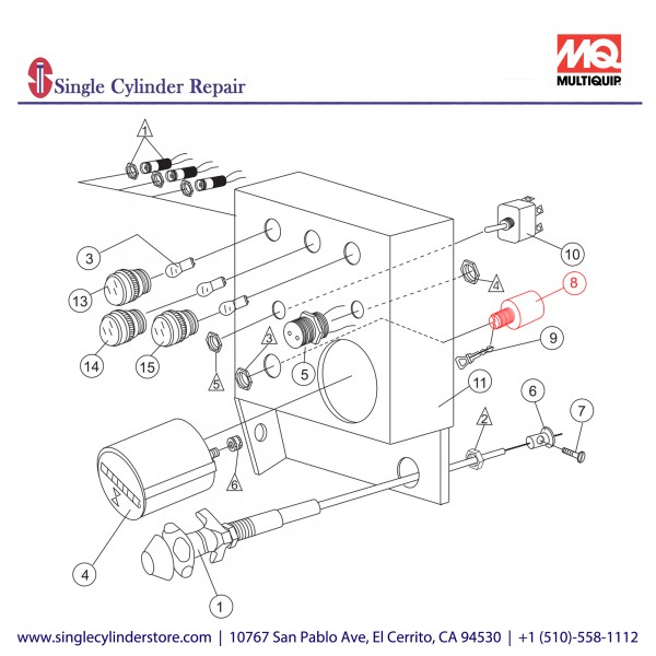 Multiquip Switch Ignition MQ600TD80 0302735