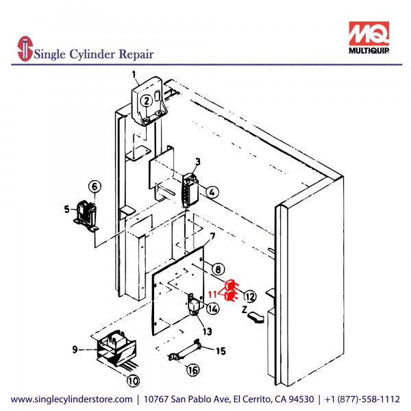 Multiquip 0601820038 Rectifier 3.2,500EIW/SSW,BLW400SSW