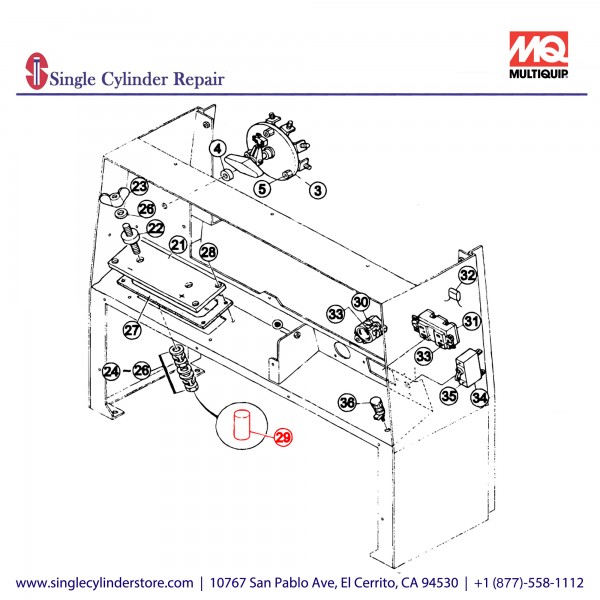 Multiquip 0601825115 Filter Surge DAW-500S