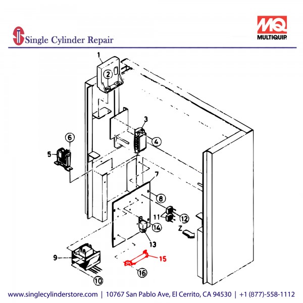 Multiquip 0601842379 Resistor BLW-400SSW