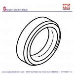 Multiquip 060405040 Oil seal, MVH408