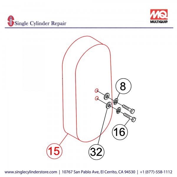 Multiquip 11046 GUARD, BELT