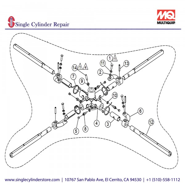 Multiquip ASM SPDR 4BLD J4 1215