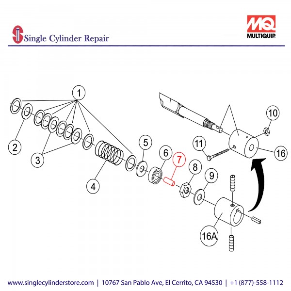 Multiquip 13274 Spacer