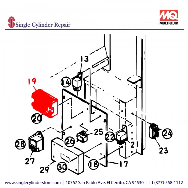 Multiquip 1896764600 Regulator BLW-400SSW 