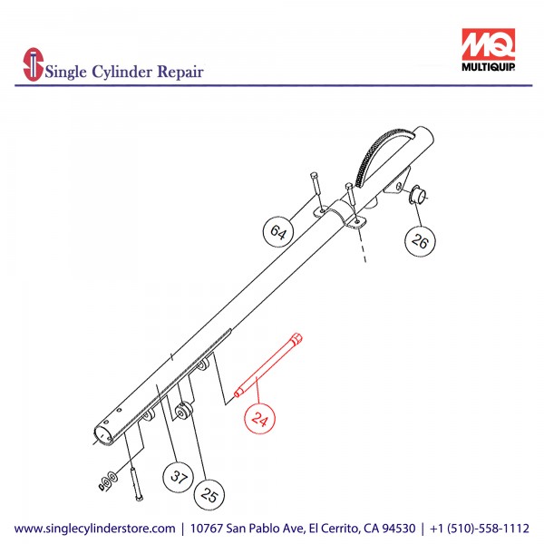 Multiquip W/A SCREW ADJUSTING (QP) 1717