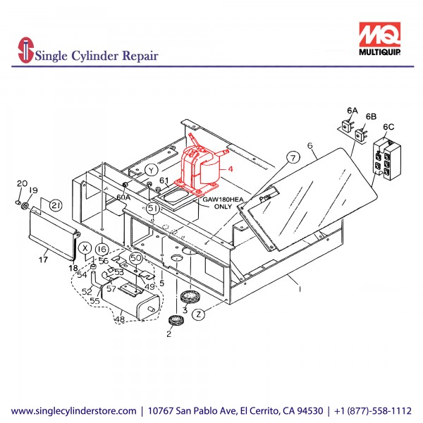 Multiquip 1971885003 DC Reactor GLW-180H