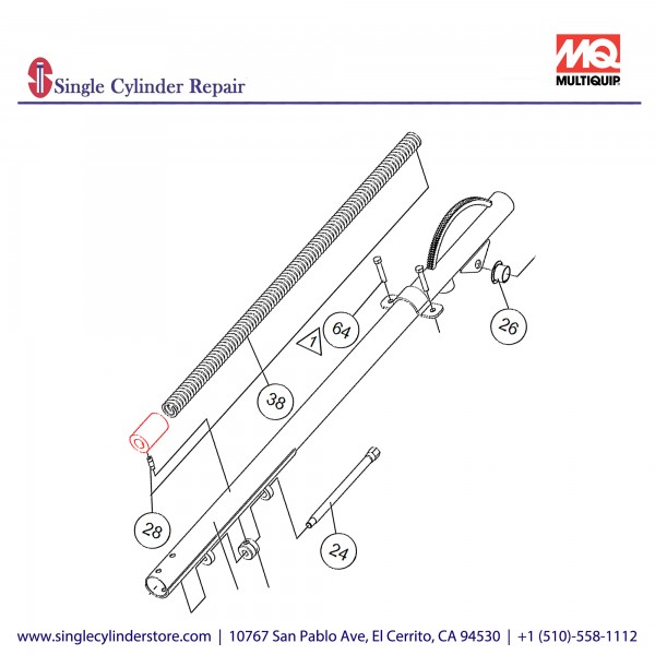 Multiquip BLOCK QP ADJUSTMENT JA 20270