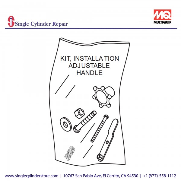 Multiquip 20493 KIT HANDLE INSTRUCTIONS