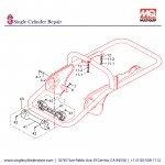 Multiquip 366119042 Handle MTX70