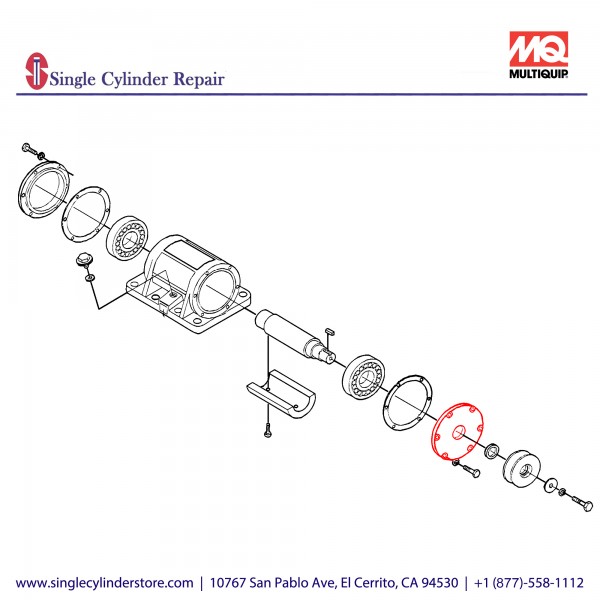 Multiquip 401301260 Cover A Case, MVC-90L 