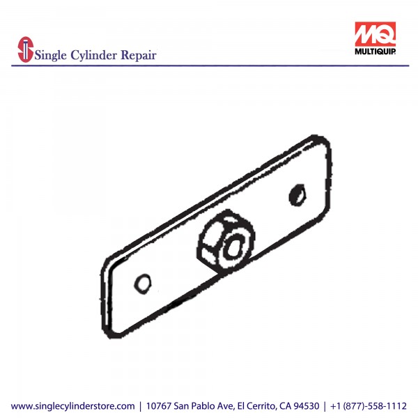 Multiquip 402010020 Handle Setting Plate MVC-90L