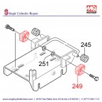 Multiquip 413436720 Handle Rubber MVC-62 PK2