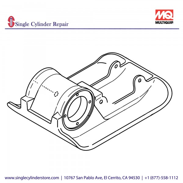 Multiquip 417122310 Vibrating Plate Assy, MVC40H