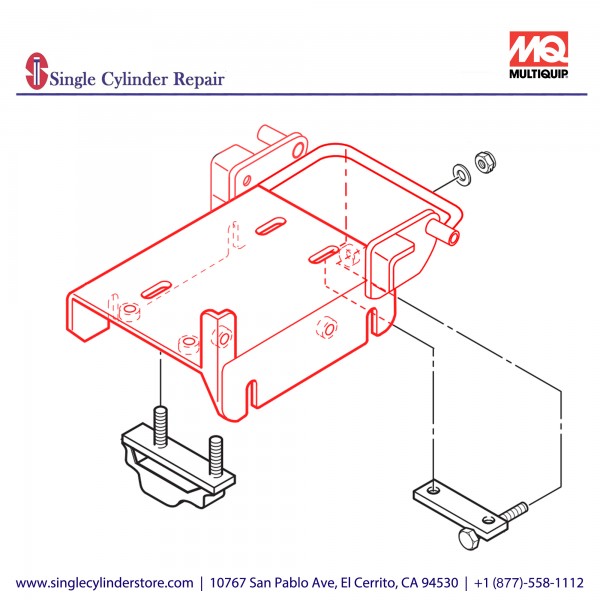 Multiquip 418219100 Base, MVC64VH