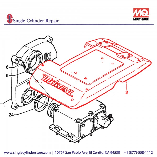 Multiquip 455116690 Base L70 MVH-200D