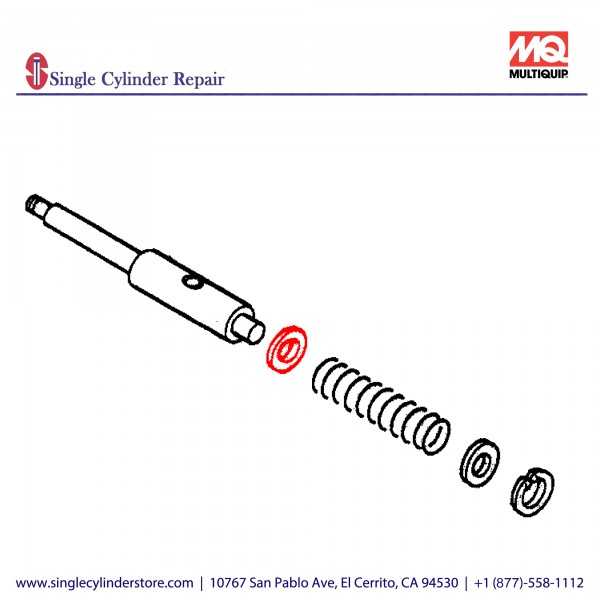 Multiquip 455435020 Collar 17x30x3 MVH-200,302G/D