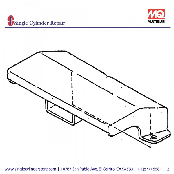 Multiquip 456210660 Cover Battery MVH-302G/D