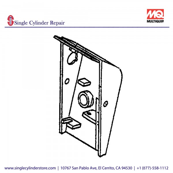 Multiquip 456214720 Lever Bracket MVH-304B