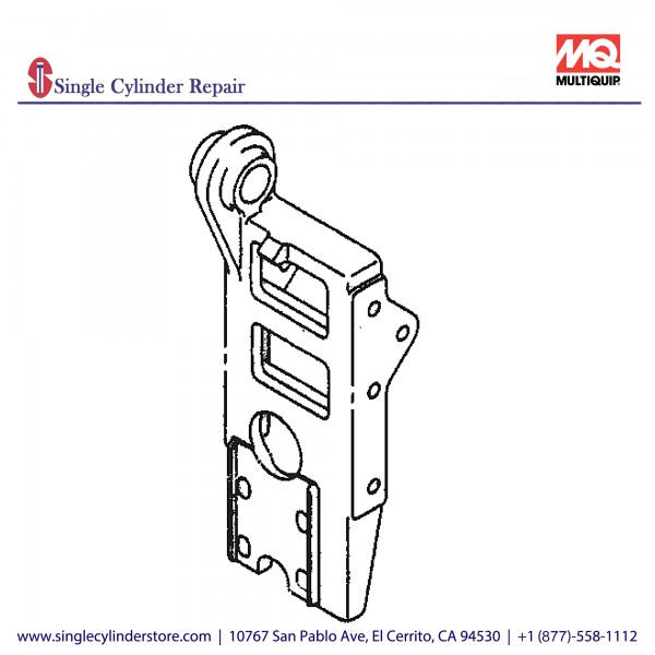 Multiquip 457212430 Bracket Valve MVH-304D,502DS