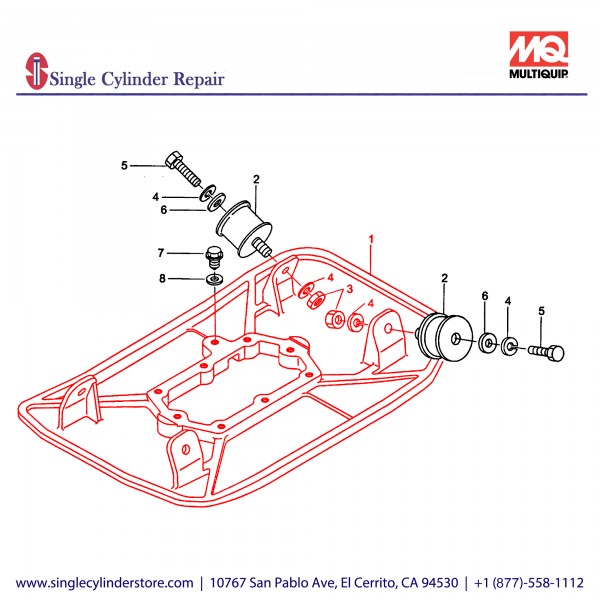 Multiquip 459115390 Plate Vibrating MVH-150