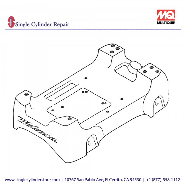 Multiquip 464117850 Base, MVH-306DS/GH/D