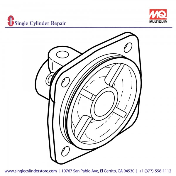 Multiquip 467219070 CYLINDER (R) MVH408GH