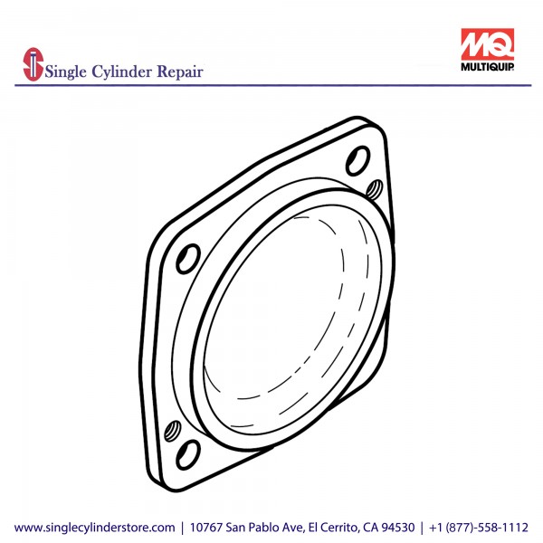 Multiquip 470353730 Bearing Cover, MVH208GH