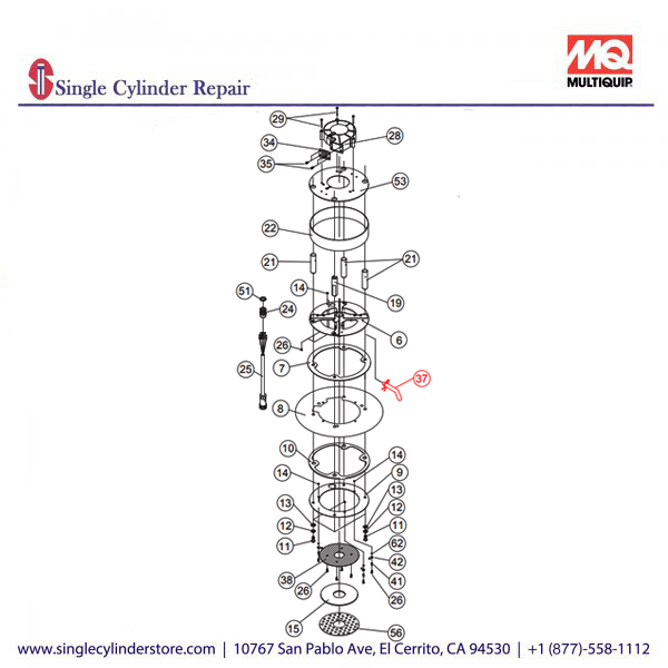 Multiquip 91594A315 PIN