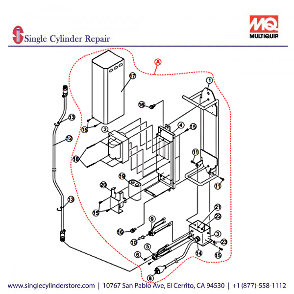 Multiquip A000017702 BALLAST ASSY