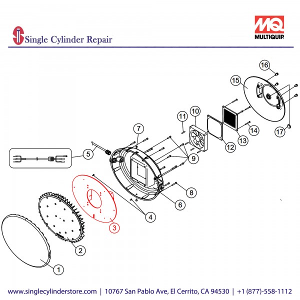 Multiquip A000060905 POWER UNIT ASSY