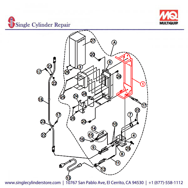 Multiquip A100010202 FRAME