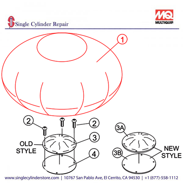 Multiquip A100016200 BALLOON CLOTH CP