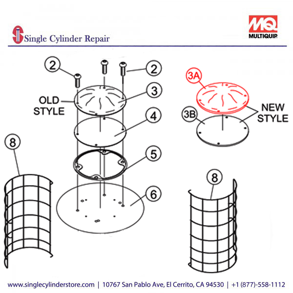 Multiquip A100028600 BALLOON COVER