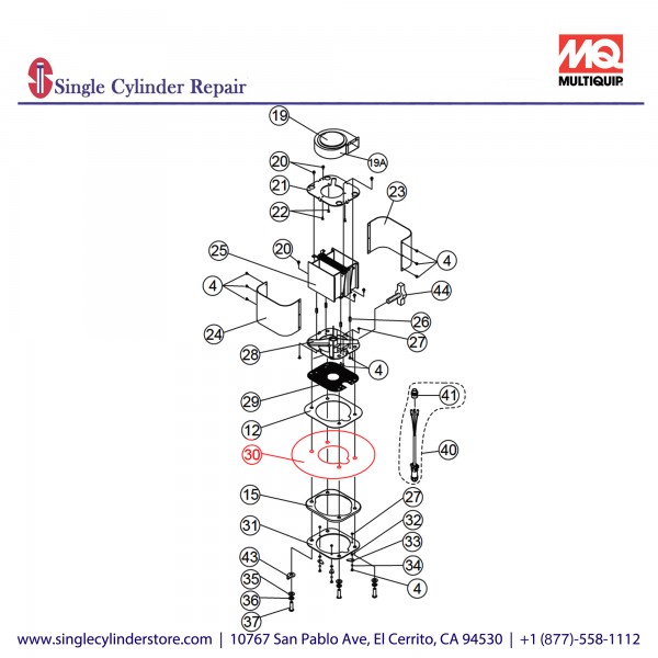 Multiquip A100061000 SHEET (BOTTOM)