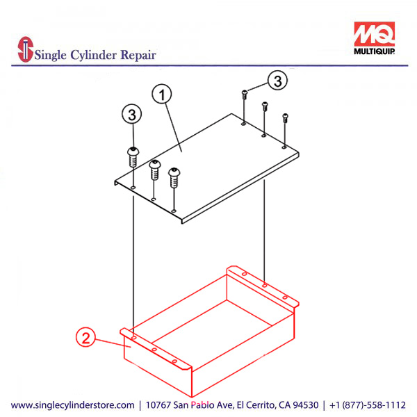 Multiquip A200017901 GUARD (BALLAST)