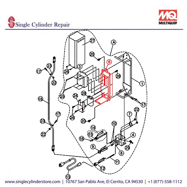 Multiquip A200018100 CASE (BALLAST) 1 CP