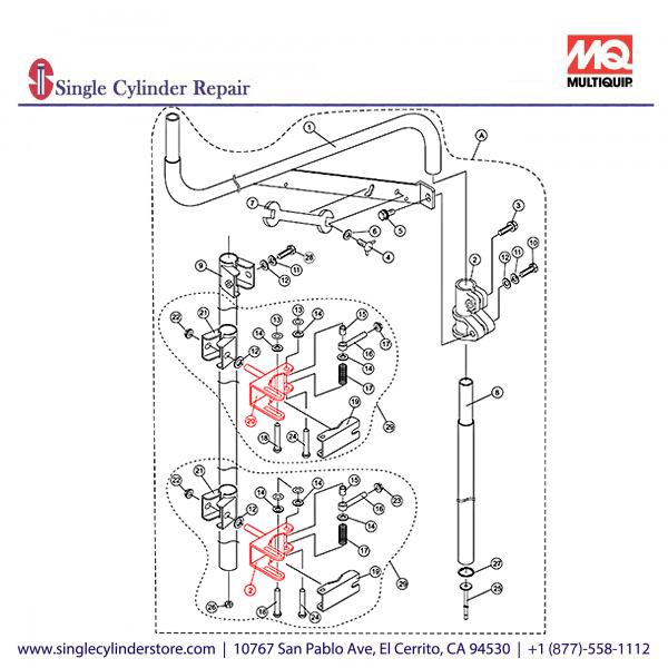 Multiquip A200025203 CLAMP 2