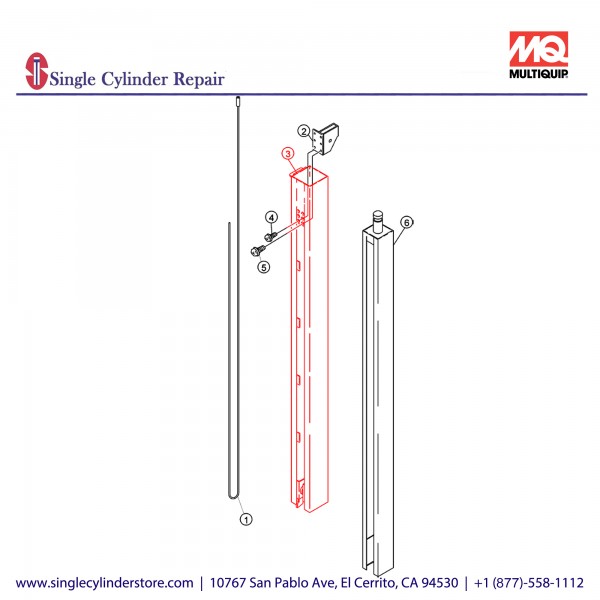 Multiquip A200027200 SECOND MAST