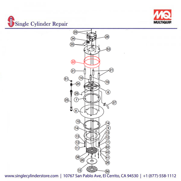 Multiquip A200075900 VESSEL