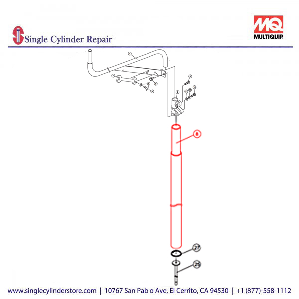 Multiquip A300040904 POLE 2