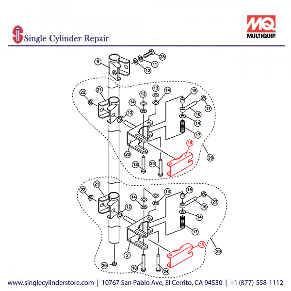 Multiquip A300053901 CLAMP 1