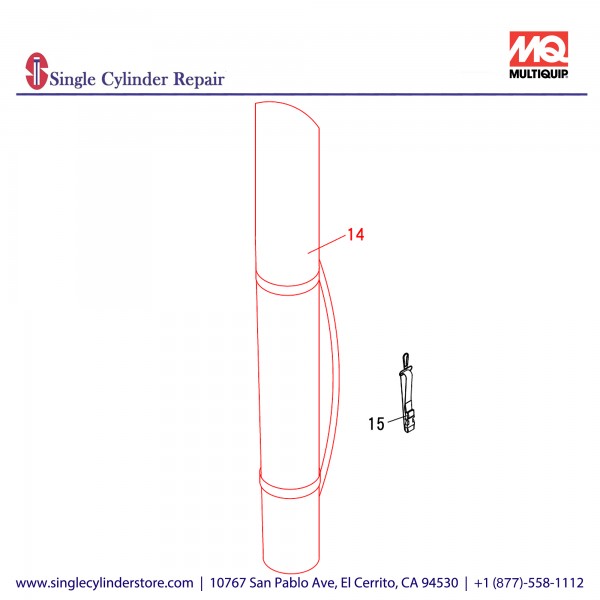 Multiquip A300152700 PENTAPOD CARRYING CASE