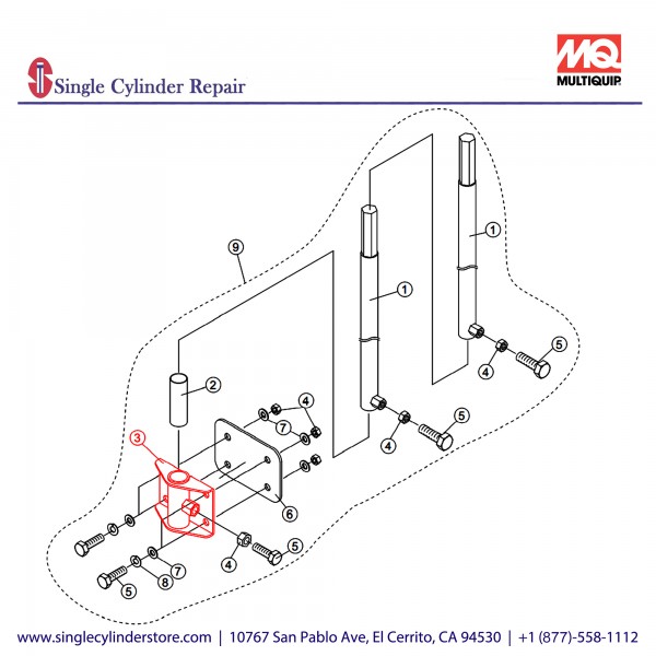 Multiquip A300166000 ADAPTER