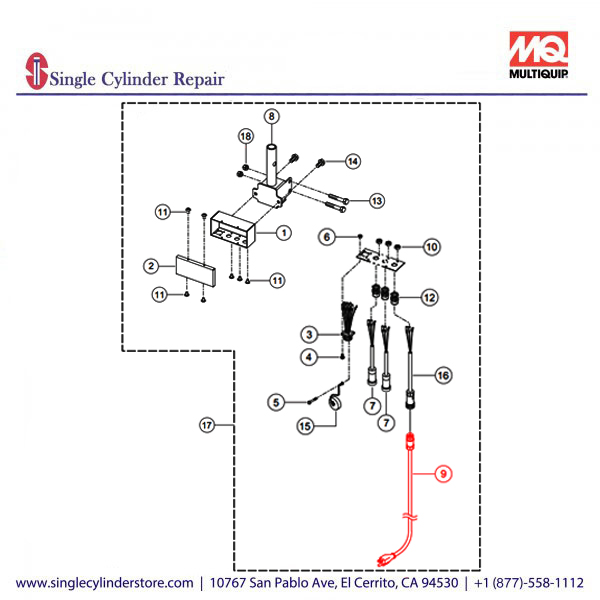 Multiquip A300215500 AC PLUG CP