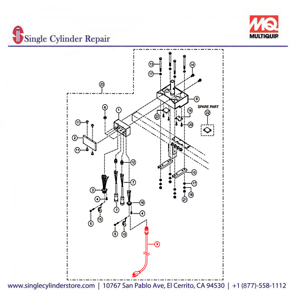 Multiquip A300255600 AC PLUG CP W/TERMINALS