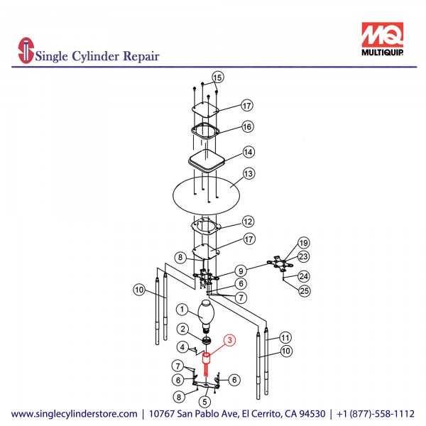 Multiquip A300273200 SOCKET ASSY