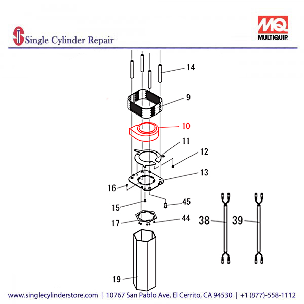 Multiquip A300280600 FAN MOTOR ASSY