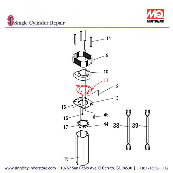 Multiquip A300281401 PLATE, FAN